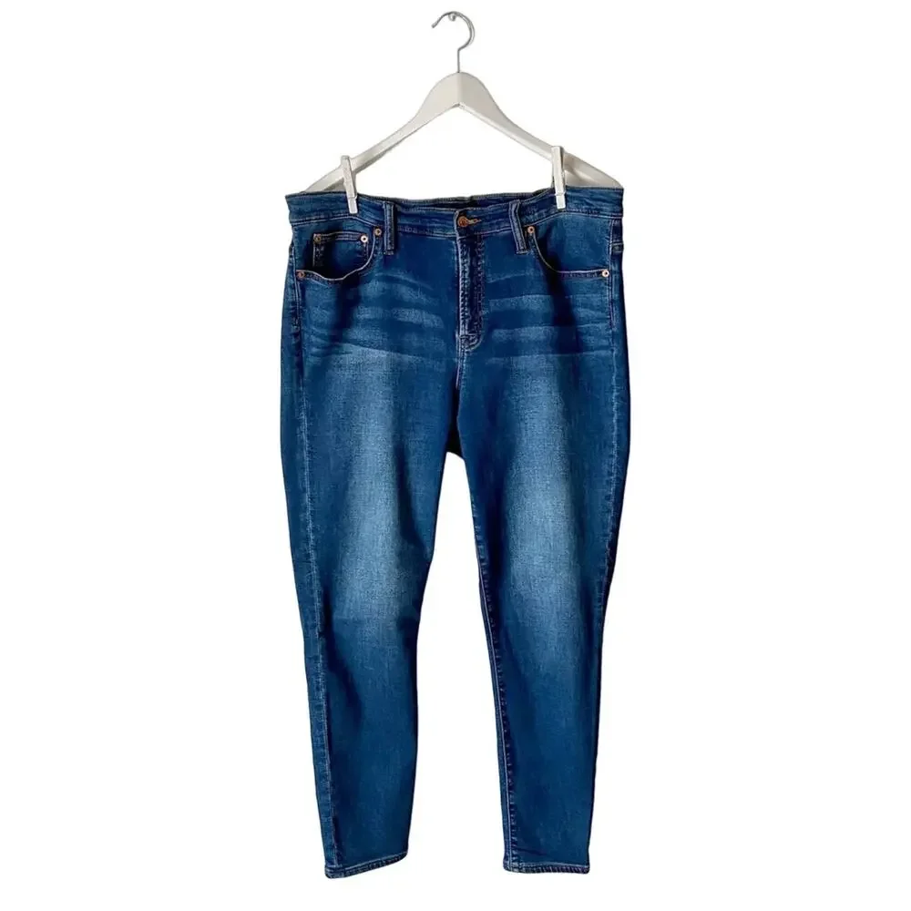 J. Crew 9 Inch High Rise Toothpick Jeans Size 32